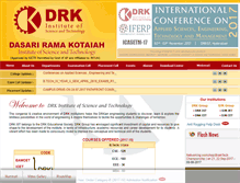 Tablet Screenshot of drkist.edu.in